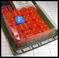 Dice : Dice - Game Dice - Flames of War Soviet Dice DD002 by Battlefront Minatures - JA Collection Mar 2024